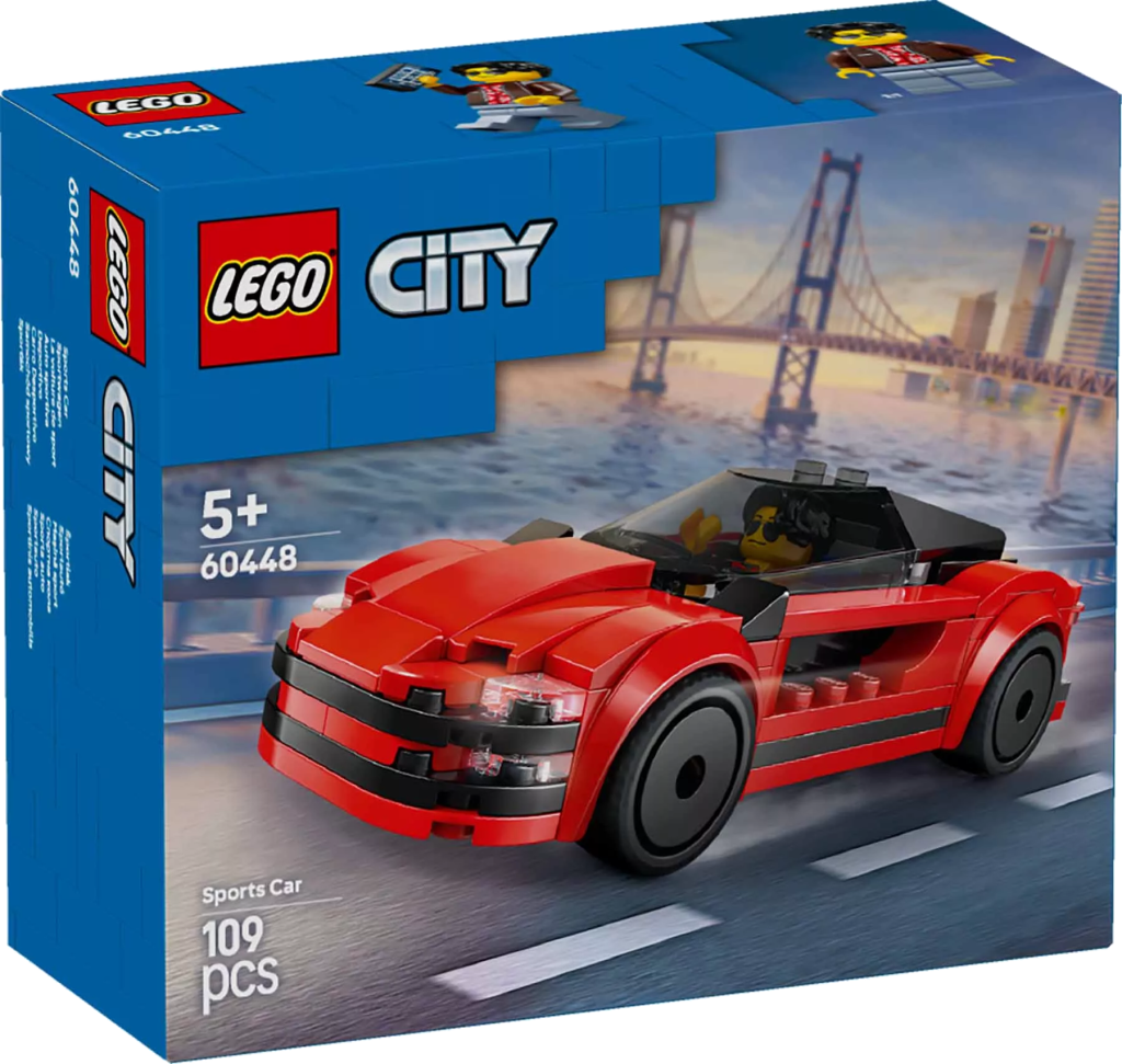 60448 — Piros sportautó